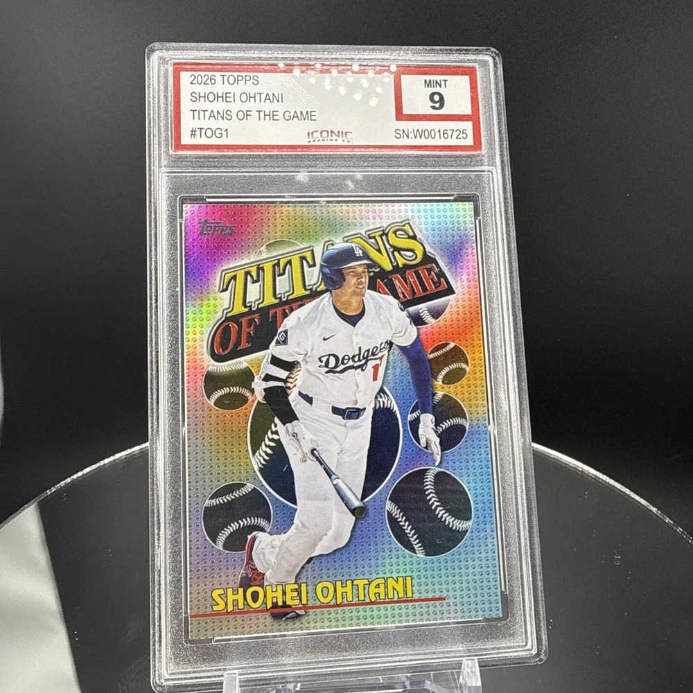 2026 topps‎ shohei ohtani titans of the game Mint 9